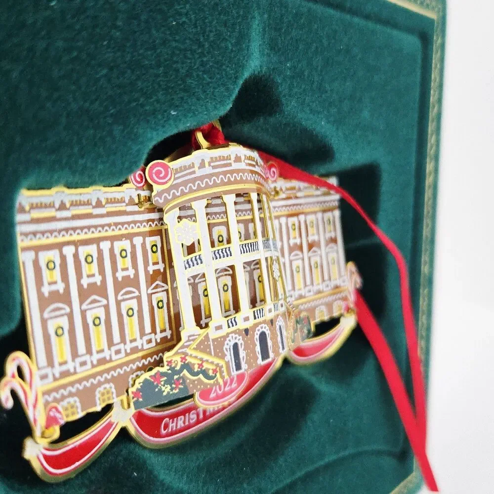 Christmas 2022 The White House Historical Association Ornament w/ Box & Booklet